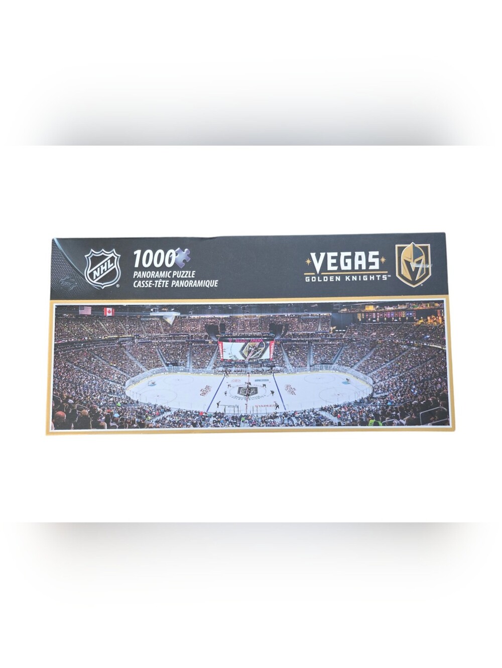 MasterPieces NHL Vegas Golden Knights Stadium Panoramic Jigsaw Puzzle 1000